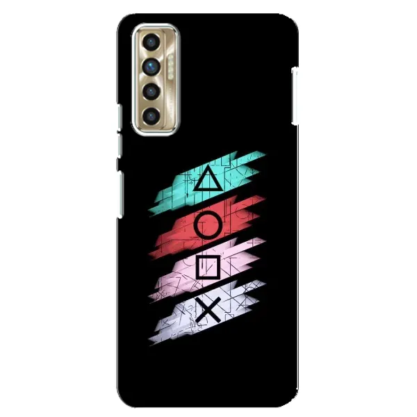 Чехол с рисунком «Значки Sony» для TECNO Camon 17P (CG7n) Чехол с рисунком «Значки Sony» для TECNO Camon 17P (CG7n)