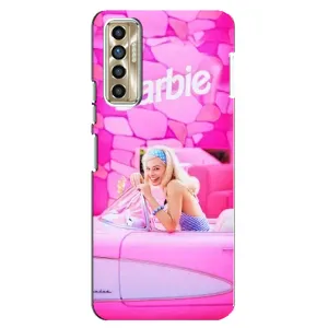Силиконовый Чехол Барби Фильм на TECNO Camon 17P (CG7n) (Зставка)