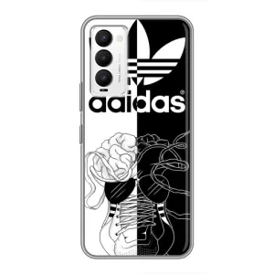 Чохол с стилі "Адідас" для Техно Камон 18 / 18р (Adidas шнурки)