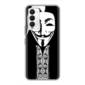 Чехол с рисунком «Анонимус» для TECNO Camon 18 / Camon 18P