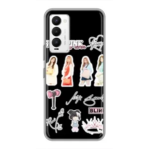 Чехлы с картинкой для Tecno Camon 18 / Camon 18P (Арт блэкпинг)