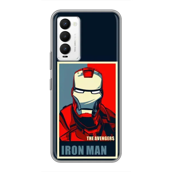 Чехол с рисунком «Art Iron man» для TECNO Camon 18 / Camon 18P Чехол с рисунком «Art Iron man» для TECNO Camon 18 / Camon 18P