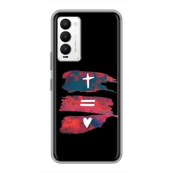 Чехол с рисунком «Атрибутика» для TECNO Camon 18 / Camon 18P