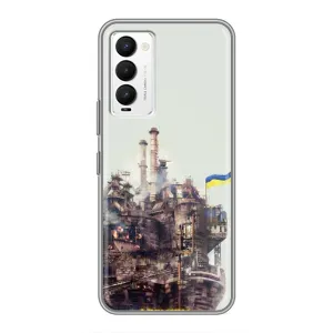 Чохли на військову тематику для Tecno Camon 18 / Camon 18P (Азовсталь)