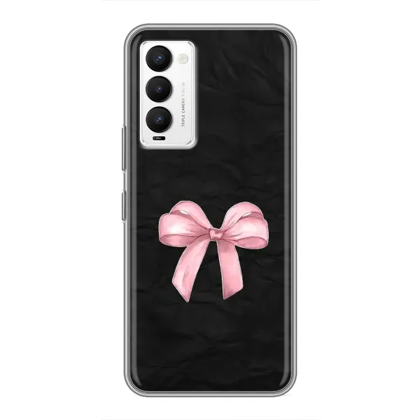 Чехол с рисунком «Бантик» для TECNO Camon 18 / Camon 18P Чехол с рисунком «Бантик» для TECNO Camon 18 / Camon 18P
