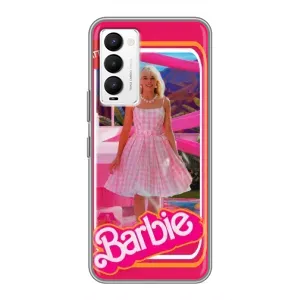 Силиконовый Чехол Барби Фильм на Tecno Camon 18 / Camon 18P (Барби Марго)