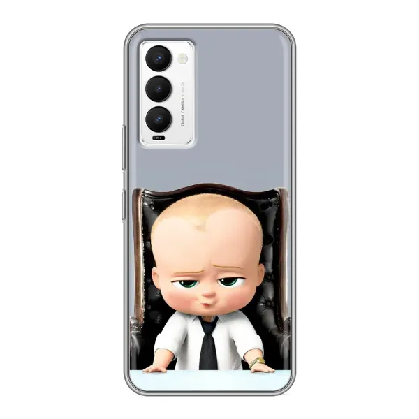 Чехол с рисунком «BOSS» для TECNO Camon 18 / Camon 18P