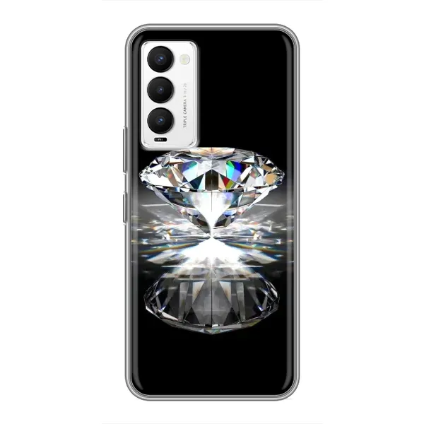 Чехол с рисунком «Бриллиант» для TECNO Camon 18 / Camon 18P Чехол с рисунком «Бриллиант» для TECNO Camon 18 / Camon 18P