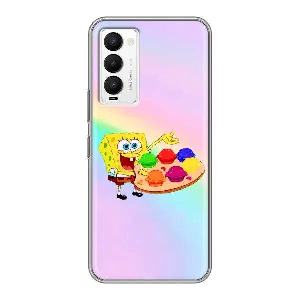 Чехол с рисунком «Бургеры» для TECNO Camon 18 / Camon 18P Чехол с рисунком «Бургеры» для TECNO Camon 18 / Camon 18P