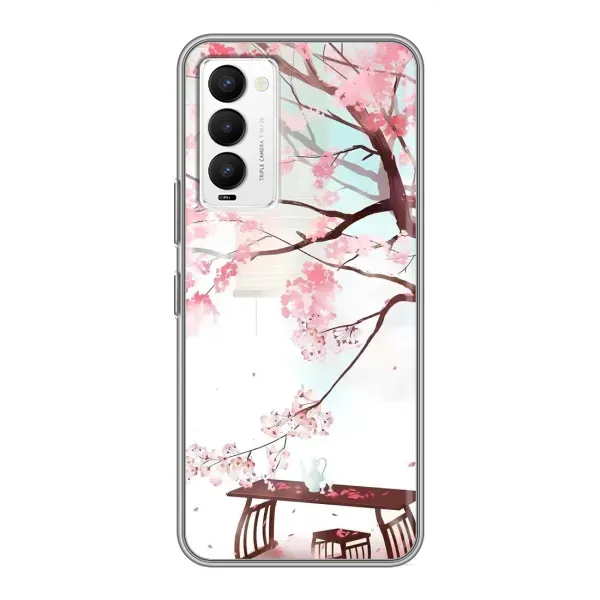 Чехол с рисунком «Чайная церемония» для TECNO Camon 18 / Camon 18P Чехол с рисунком «Чайная церемония» для TECNO Camon 18 / Camon 18P
