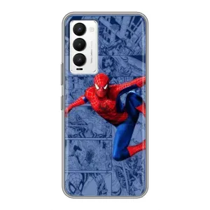 Силіконовий Чохол для Tecno Camon 18 / Camon 18P (Людина павук)