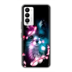 Чохол з Лисичкою для Tecno Camon 18 / Camon 18P (Чорна лисиця)
