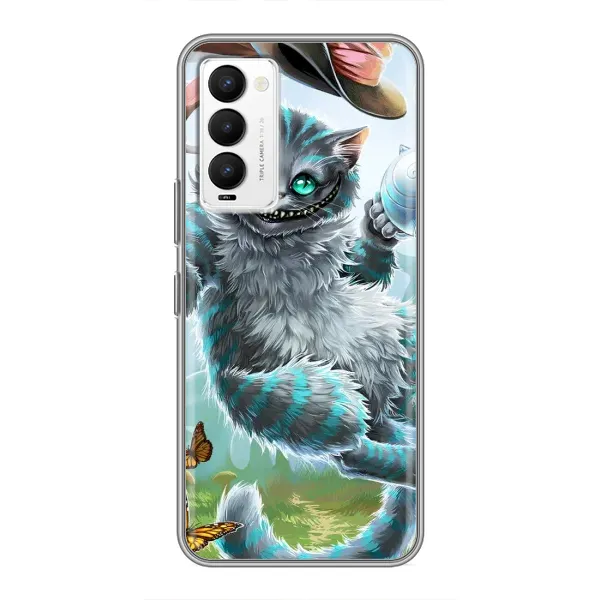 Чехол с рисунком «Чеширский КОТИК» для TECNO Camon 18 / Camon 18P Чехол с рисунком «Чеширский КОТИК» для TECNO Camon 18 / Camon 18P