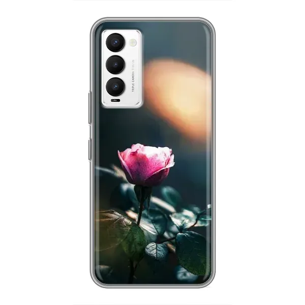 Чехол с рисунком «Цветок ночной» для TECNO Camon 18 / Camon 18P Чехол с рисунком «Цветок ночной» для TECNO Camon 18 / Camon 18P