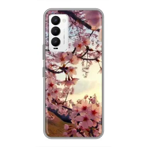Чохол з картинкою Сакури на Tecno Camon 18 / Camon 18P (Квітуча сакура)