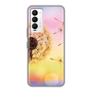 Силиконовый Чехол с одуванчиками на Tecno Camon 18 / Camon 18P