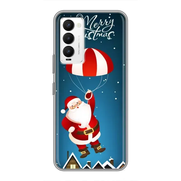 Чехол с рисунком «Дед Мороз» для TECNO Camon 18 / Camon 18P