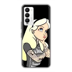Чохол Стильні дівчата на Tecno Camon 18 / Camon 18P (Дівчина образилася)