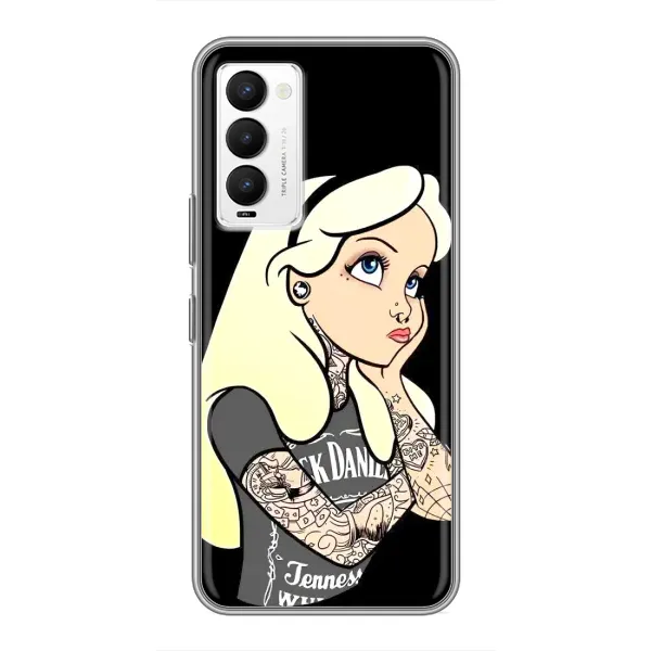 Чехол с рисунком «Девушка обиделась» для TECNO Camon 18 / Camon 18P Чехол с рисунком «Девушка обиделась» для TECNO Camon 18 / Camon 18P