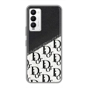 Чехол (Dior, Prada, YSL, Chanel) для Tecno Camon 18 / Camon 18P (Диор)