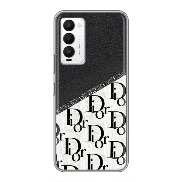 Чехол с рисунком «Диор» для TECNO Camon 18 / Camon 18P Чехол с рисунком «Диор» для TECNO Camon 18 / Camon 18P