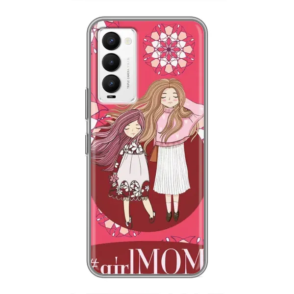 Чехол с рисунком «Дочь и мама» для TECNO Camon 18 / Camon 18P Чехол с рисунком «Дочь и мама» для TECNO Camon 18 / Camon 18P