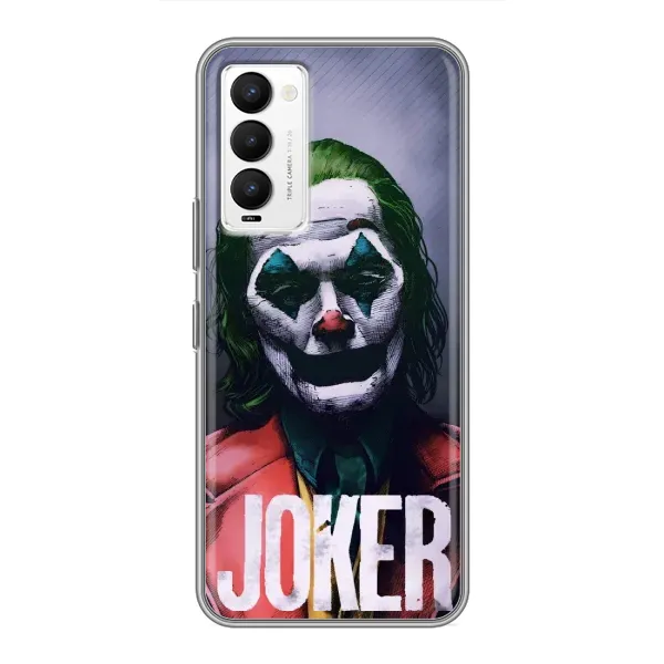 Чехол с рисунком «Джокер» для TECNO Camon 18 / Camon 18P Чехол с рисунком «Джокер» для TECNO Camon 18 / Camon 18P