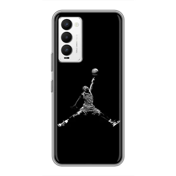 Чехол с рисунком «Джордан» для TECNO Camon 18 / Camon 18P Чехол с рисунком «Джордан» для TECNO Camon 18 / Camon 18P