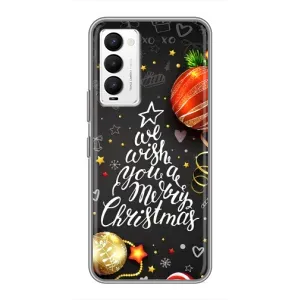 Чехол Новогодняя Елка на Tecno Camon 18 / Camon 18P