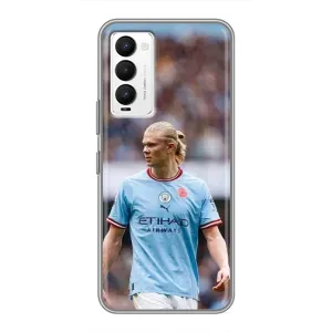 Чехлы с принтом для Tecno Camon 18 / Camon 18P Футболист (Эрлинг Холанд)
