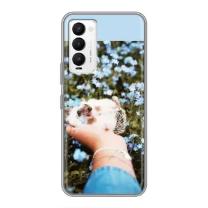 Чохли з зображенням різних тварин на Tecno Camon 18 / Camon 18P (Їжачок в руці)