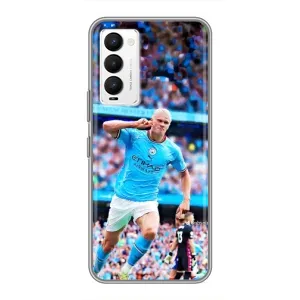 Чехлы с принтом для Tecno Camon 18 / Camon 18P Футболист (фанаты Холанда)