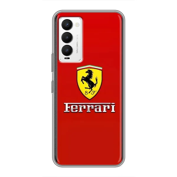 Чехол с рисунком «Ferrari Logo» для TECNO Camon 18 / Camon 18P Чехол с рисунком «Ferrari Logo» для TECNO Camon 18 / Camon 18P