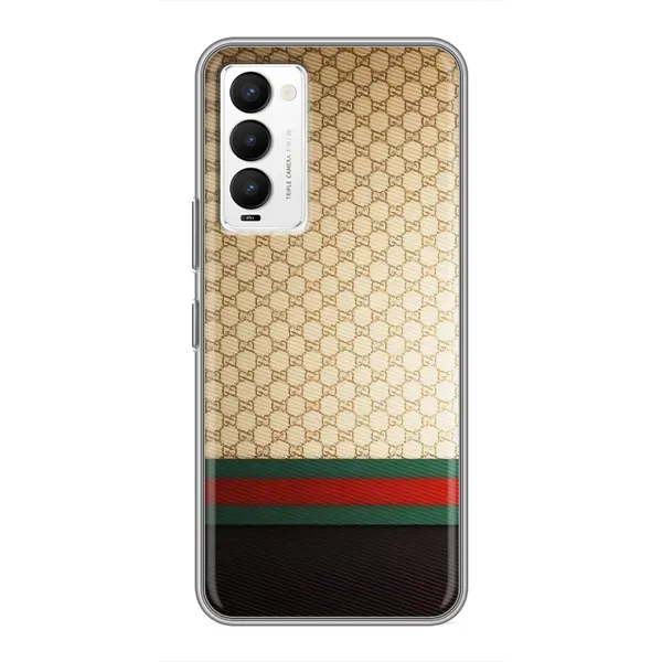 Чехол с рисунком «Фон Гуччи» для TECNO Camon 18 / Camon 18P Чехол с рисунком «Фон Гуччи» для TECNO Camon 18 / Camon 18P