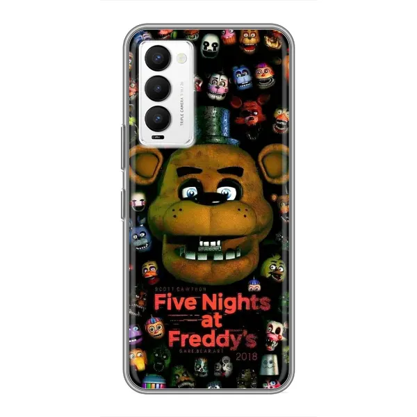 Чехол с рисунком «Freddy» для TECNO Camon 18 / Camon 18P Чехол с рисунком «Freddy» для TECNO Camon 18 / Camon 18P