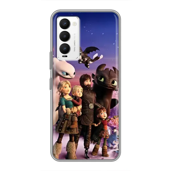 Чехол с рисунком «Герои дракона» для TECNO Camon 18 / Camon 18P