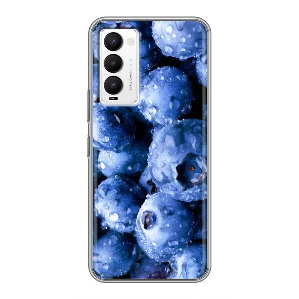 Чехол с рисунком «Голубика» для TECNO Camon 18 / Camon 18P Чехол с рисунком «Голубика» для TECNO Camon 18 / Camon 18P