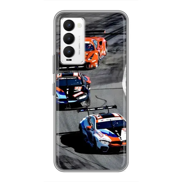 Чехол с рисунком «Гонщики» для TECNO Camon 18 / Camon 18P Чехол с рисунком «Гонщики» для TECNO Camon 18 / Camon 18P