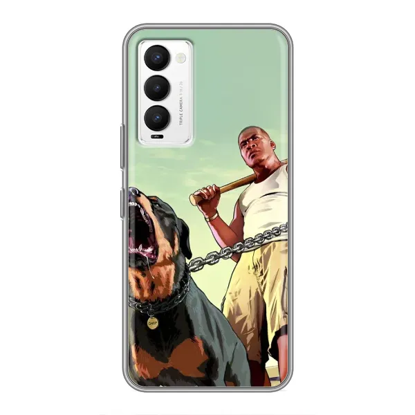 Чехол с рисунком «GTA» для TECNO Camon 18 / Camon 18P Чехол с рисунком «GTA» для TECNO Camon 18 / Camon 18P