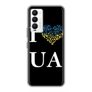 Силиконовый Чехол на Tecno Camon 18 / Camon 18P (Я-Украина) (I Love UA)