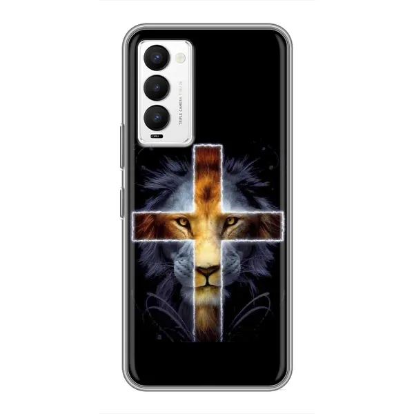 Чехол с рисунком «Иисус Лев» для TECNO Camon 18 / Camon 18P Чехол с рисунком «Иисус Лев» для TECNO Camon 18 / Camon 18P