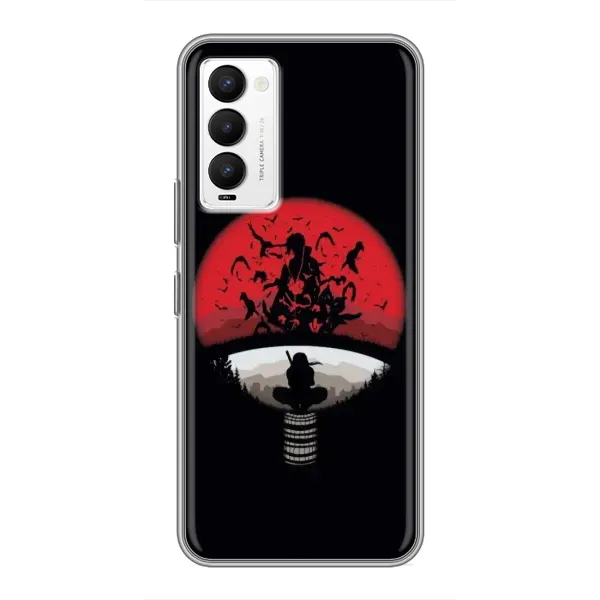 Чехол с рисунком «Итачи на черном» для TECNO Camon 18 / Camon 18P Чехол с рисунком «Итачи на черном» для TECNO Camon 18 / Camon 18P