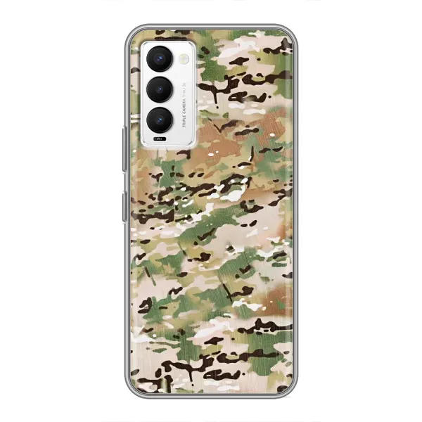 Чехол с рисунком «Камуфляжный» для TECNO Camon 18 / Camon 18P Чехол с рисунком «Камуфляжный» для TECNO Camon 18 / Camon 18P