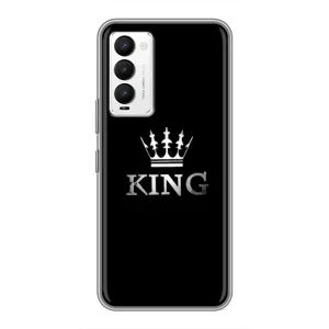 Чохол (Корона на чорному фоні) для Техно Камон 18 / 18р (KING)