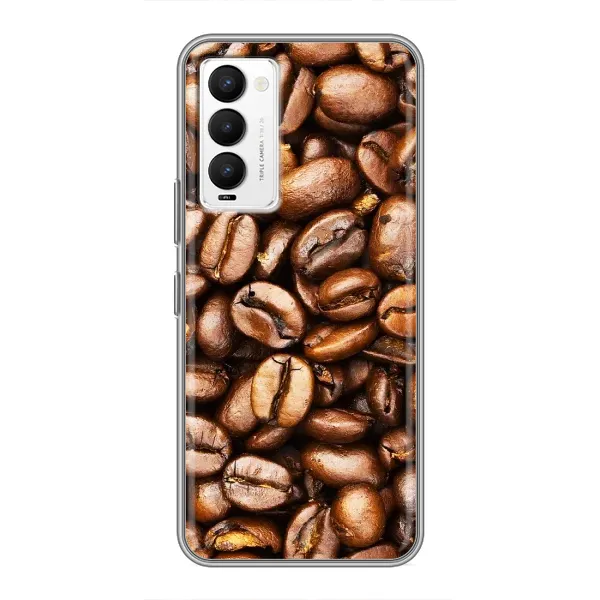Чехол с рисунком «Кофе» для TECNO Camon 18 / Camon 18P Чехол с рисунком «Кофе» для TECNO Camon 18 / Camon 18P
