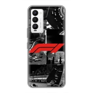 Чехол фильм Формула 1 для Tecno Camon 18 / Camon 18P (Коллаж Формула 1)