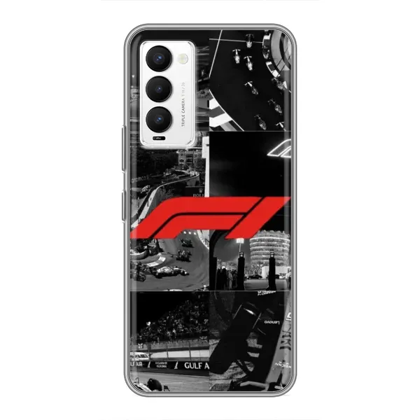 Чехол с рисунком «Коллаж Формула 1» для TECNO Camon 18 / Camon 18P