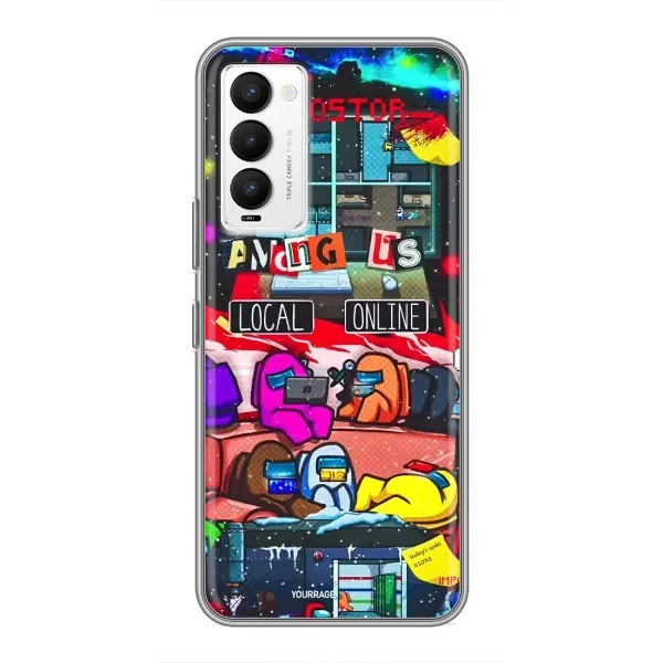 Чехол с рисунком «Команда 2» для TECNO Camon 18 / Camon 18P Чехол с рисунком «Команда 2» для TECNO Camon 18 / Camon 18P