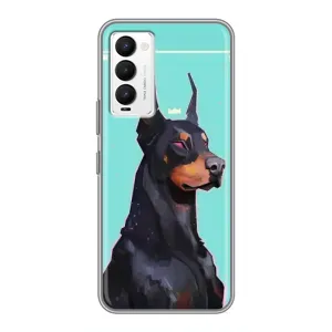 Чохол ДОБЕРМАН для Tecno Camon 18 / Camon 18P (Король доберман)