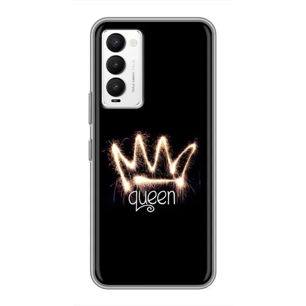 Чехол с рисунком «Корона» для TECNO Camon 18 / Camon 18P Чехол с рисунком «Корона» для TECNO Camon 18 / Camon 18P